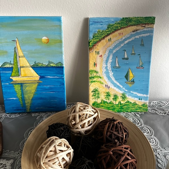 Original oil on canvas painting - Picture 1 of 7